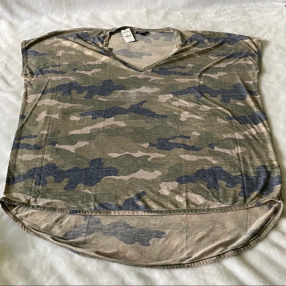 Express Tops - NWT EXPRESS Camo Dolman Sleeve All Sizes